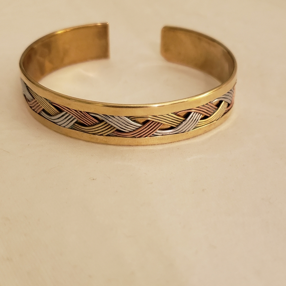 Tricolor Cuff Bracelet